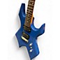 Used B.C. Rich Bronze Series Warlock Sonic Blue Solid Body Electric Guitar