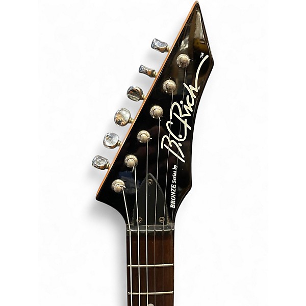 Used B.C. Rich Bronze Series Warlock Sonic Blue Solid Body Electric Guitar