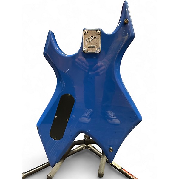 Used B.C. Rich Bronze Series Warlock Sonic Blue Solid Body Electric Guitar