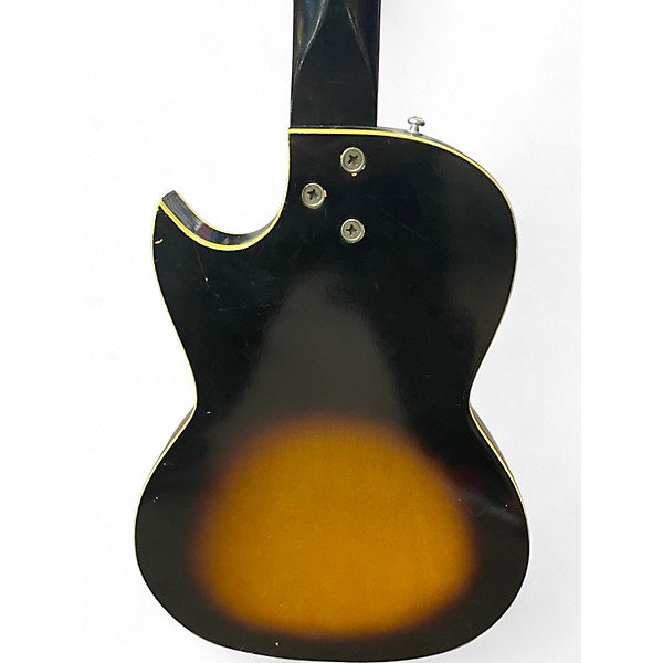 Vintage 1961 Kay VALUE LEADER 2 Color Sunburst Electric Bass Guitar