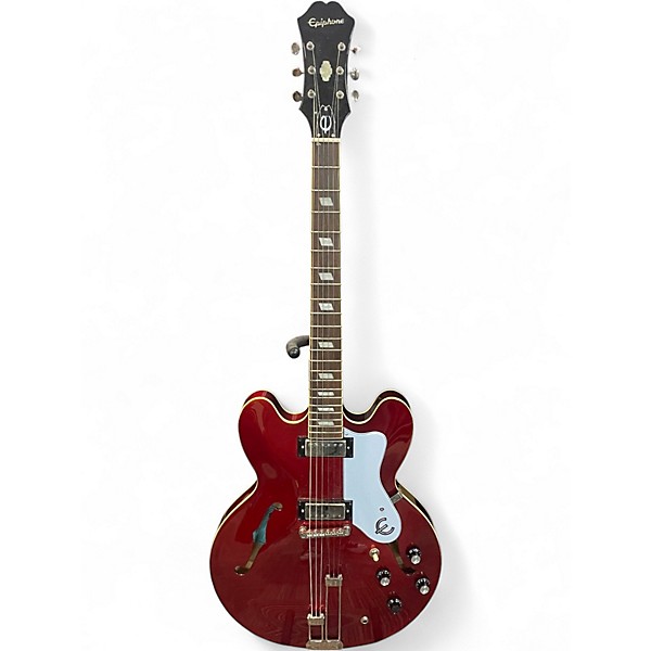 Used Epiphone rivera Red Hollow Body Electric Guitar