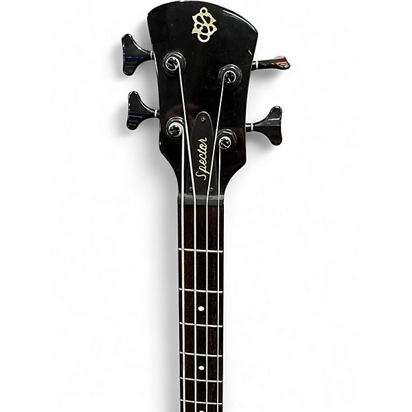 Used Spector NS94 Trans Red Electric Bass Guitar