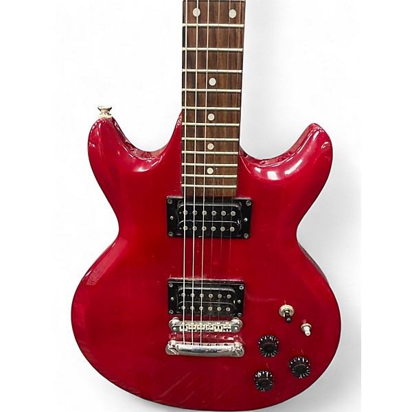 Used Ibanez GAX 70 Red Solid Body Electric Guitar