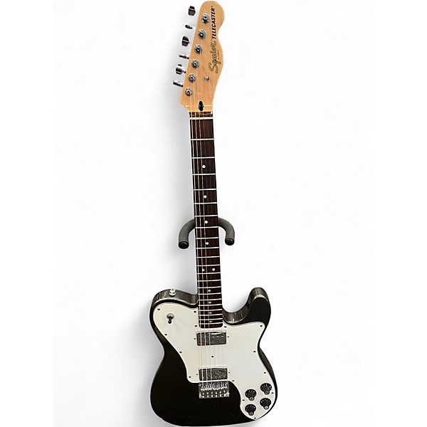 Used Squier Affinity Series Telecaster Deluxe Metallic Gray Solid Body Electric Guitar