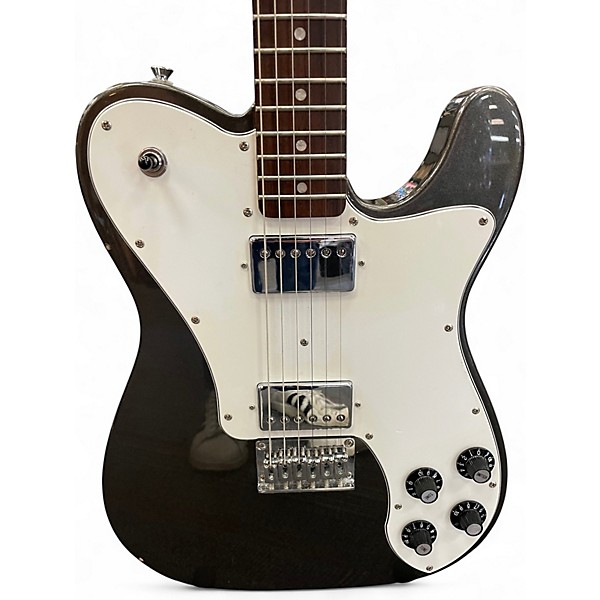 Used Squier Affinity Series Telecaster Deluxe Metallic Gray Solid Body Electric Guitar
