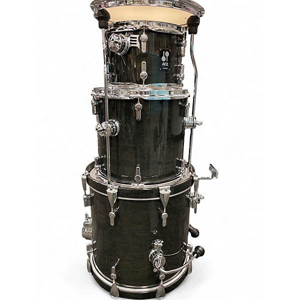 Used SONOR 4 Piece AQ2 Safari Maple Trans Black Drum Kit