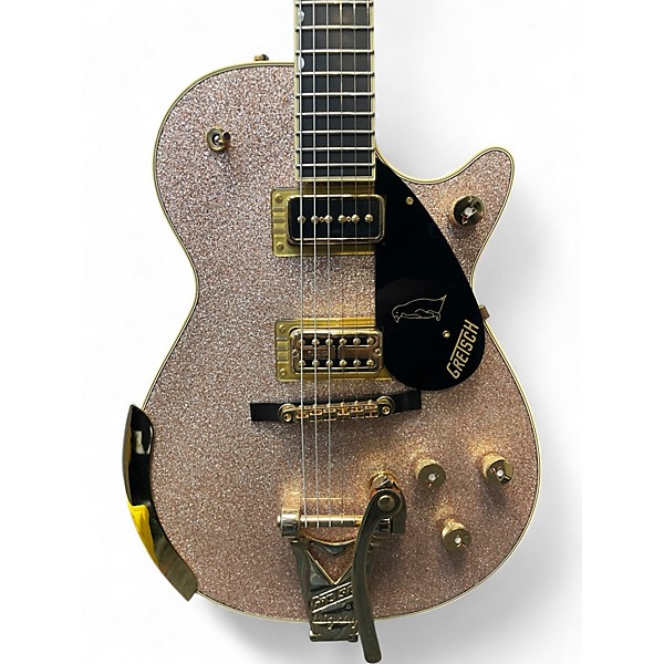Used 2025 Gretsch Guitars penguin ltd Silver Sparkle Solid Body Electric Guitar