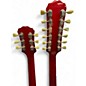 Used Epiphone G1275 Double Neck Red Solid Body Electric Guitar