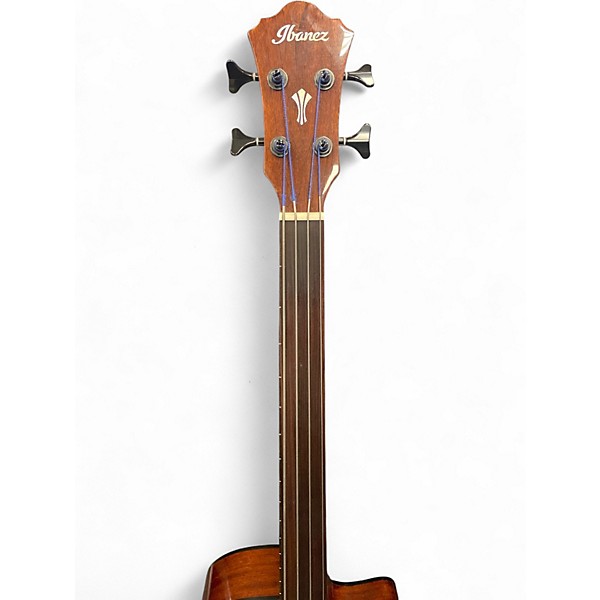 Used Ibanez AEGB24FE Mahogany Acoustic Bass Guitar