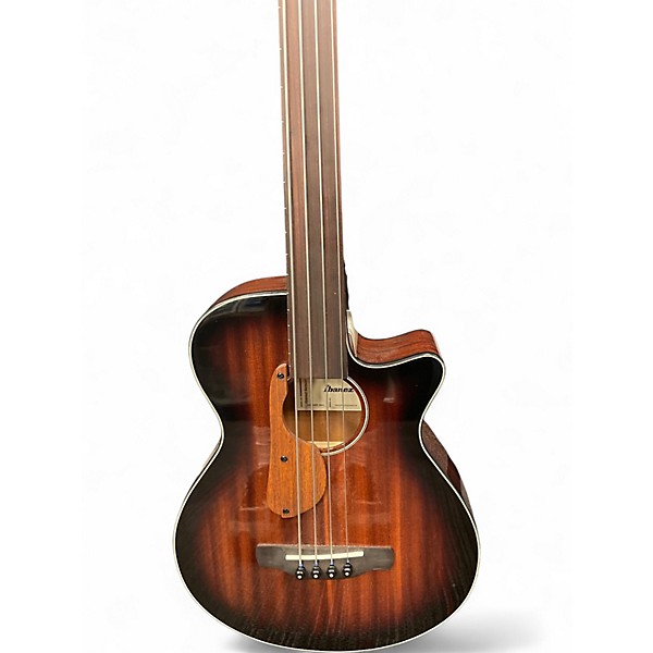 Used Ibanez AEGB24FE Mahogany Acoustic Bass Guitar