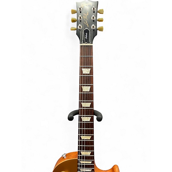 Used 2018 Gibson Les Paul Tribute Gold Top Solid Body Electric Guitar