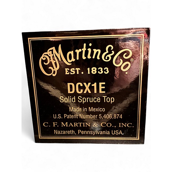 Used Martin DCX1E Natural Acoustic Electric Guitar