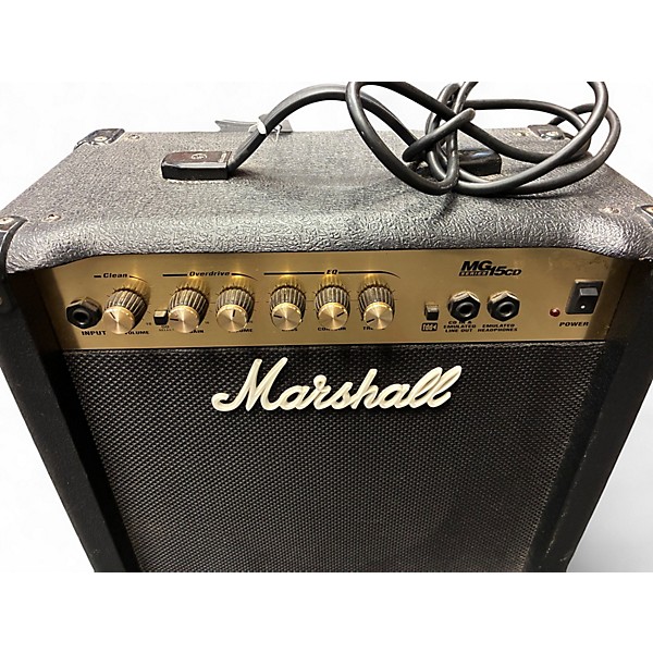 Used Marshall MG15CDR 15W 1X8 Guitar Combo Amp