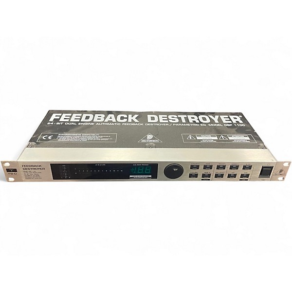 Used Behringer Feedback Destroyer Pro DSP1124P Feedback Suppressor