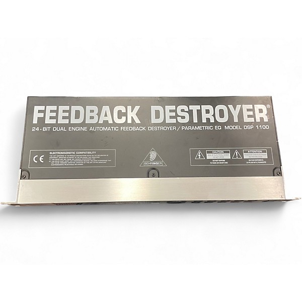 Used Behringer Feedback Destroyer Pro DSP1124P Feedback Suppressor