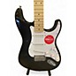 Used Squier SONIC STRATOCASTER Black Solid Body Electric Guitar