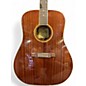 Used Washburn d100m Brown Acoustic Guitar
