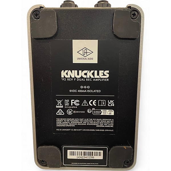 Used Universal Audio UAFX Knuckles '92 Rev F Dual Rec Effect Processor