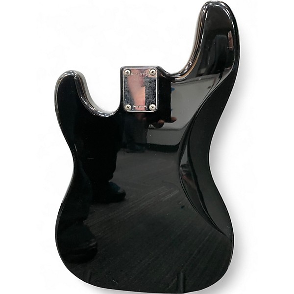 Used Squier Precision Bass Black Electric Bass Guitar