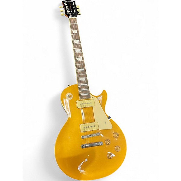 Used Edwards E-LP-92SD Gold Solid Body Electric Guitar