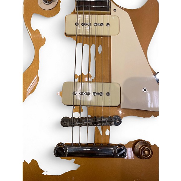 Used Edwards E-LP-92SD Gold Solid Body Electric Guitar