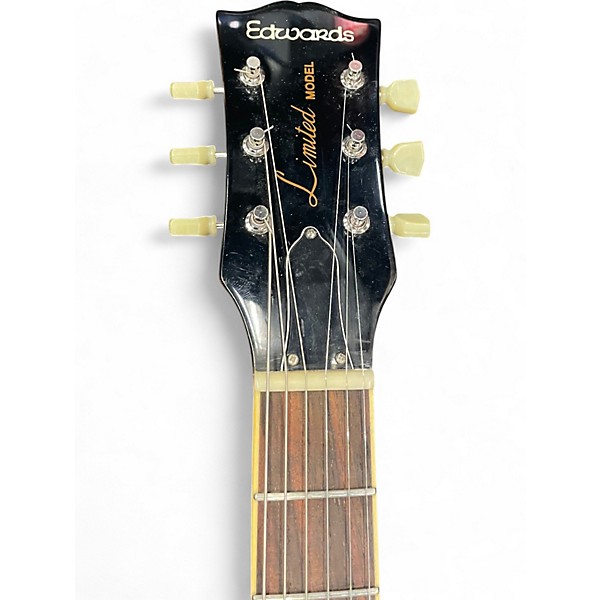 Used Edwards E-LP-92SD Gold Solid Body Electric Guitar