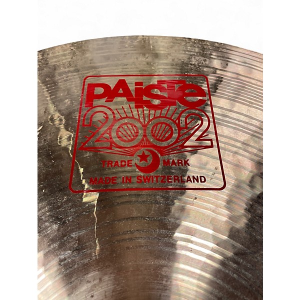 Used Paiste 18in 2002 Medium Crash Cymbal