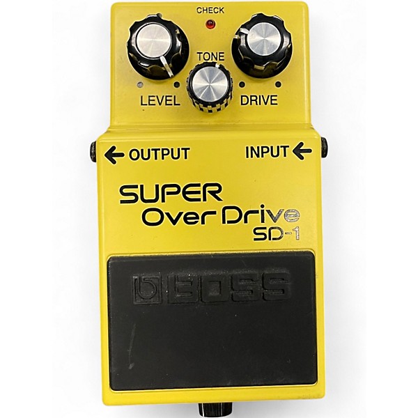 Used BOSS SD1 Super Overdrive Effect Pedal