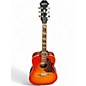 Used Epiphone Hummingbird Pro Cherry Sunburst Acoustic Electric Guitar thumbnail