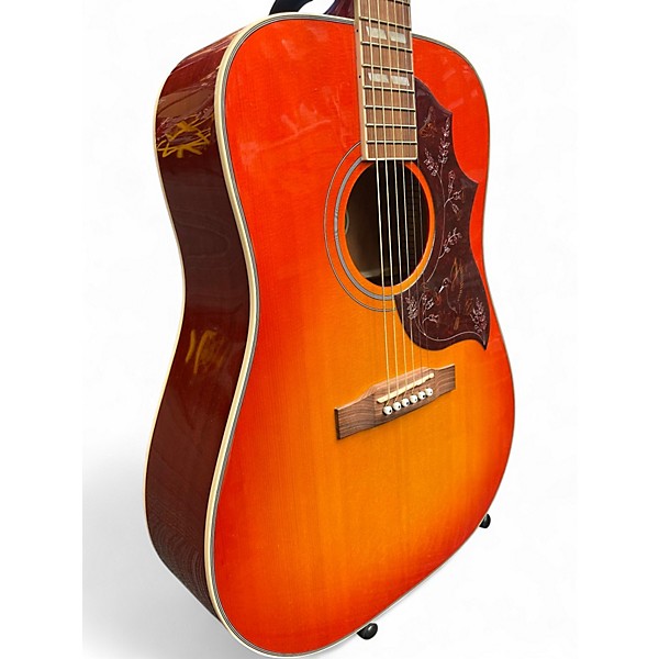 Used Epiphone Hummingbird Pro Cherry Sunburst Acoustic Electric Guitar