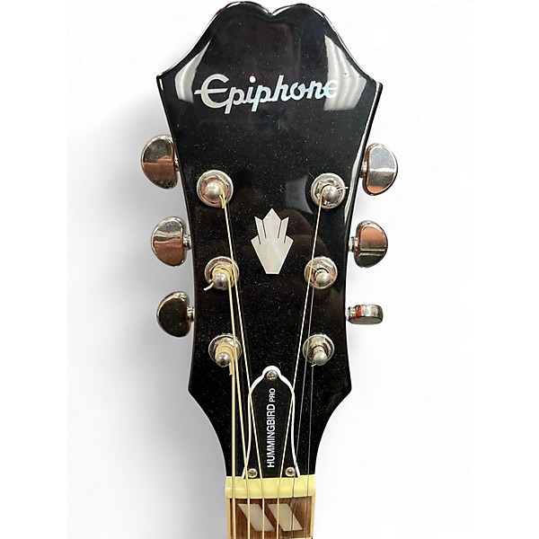 Used Epiphone Hummingbird Pro Cherry Sunburst Acoustic Electric Guitar