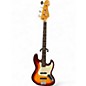 Used 1995 Fender Foto Flame Jazz Bass 2 Tone Sunburst Electric Bass Guitar thumbnail