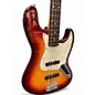 Used 1995 Fender Foto Flame Jazz Bass 2 Tone Sunburst Electric Bass Guitar