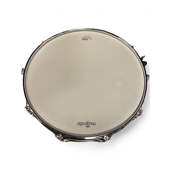 Used Majestic 14in Snare Drum Kit With Backpack Chrome Drum