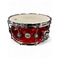 Used DW 14X6.5 Design Series Acrylic Snare Red Drum thumbnail