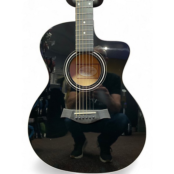 Used Taylor 214CE Black Acoustic Electric Guitar