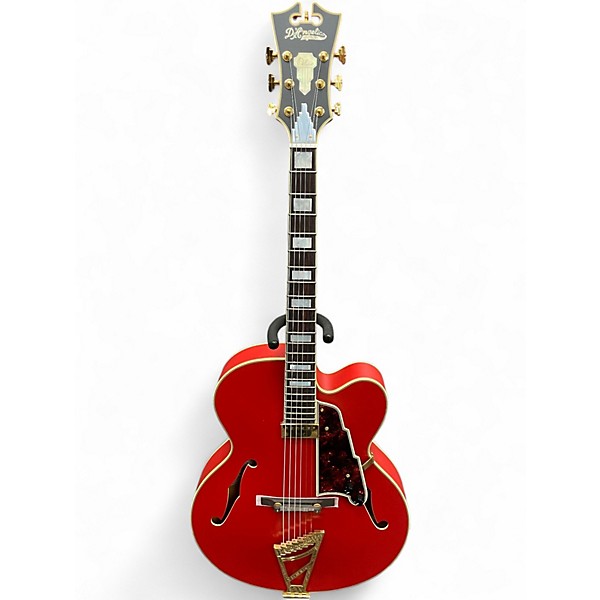 Used D'Angelico EXL-1 Deluxe Red Hollow Body Electric Guitar