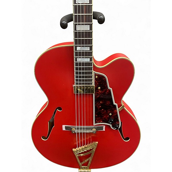Used D'Angelico EXL-1 Deluxe Red Hollow Body Electric Guitar