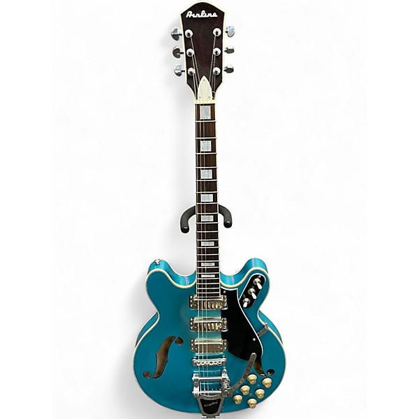 Used Eastman Airline H78 Metallic Blue Hollow Body Electric Guitar