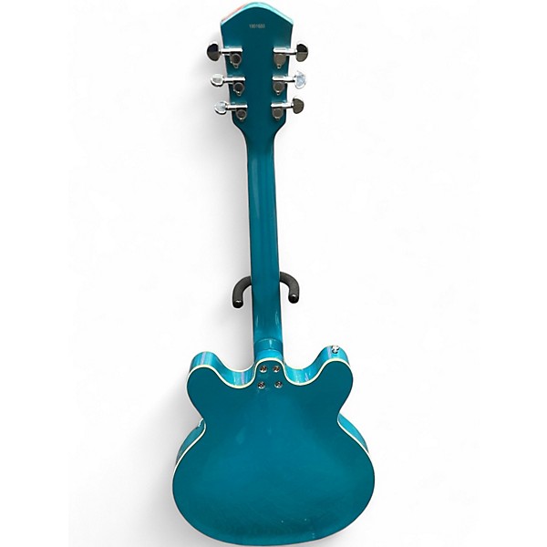 Used Eastman Airline H78 Metallic Blue Hollow Body Electric Guitar