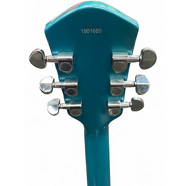 Used Eastman Airline H78 Metallic Blue Hollow Body Electric Guitar