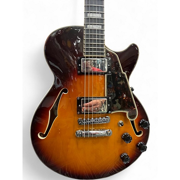 Used D'Angelico Premier SS Boardwalk 3 Color Sunburst Hollow Body Electric Guitar