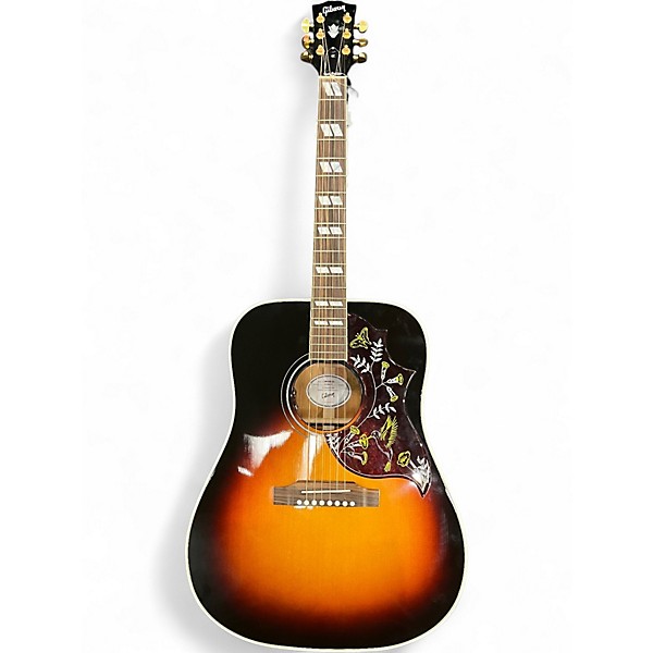 Used 2024 Gibson Hummingbird Standard 3 Tone Sunburst Acoustic Electric Guitar