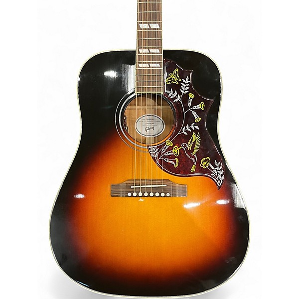 Used 2024 Gibson Hummingbird Standard 3 Tone Sunburst Acoustic Electric Guitar