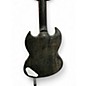 Used Gibson Custom Shop Dealer Select Murphy Lab Light Aged Silver Fox SG Junior Black and Silver Solid Body Electric Guitar