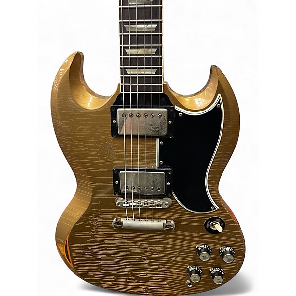 Used Gibson Custom Shop Dealer Select Murphy Lab 61 SG Heavy Aged Gold Solid Body Electric Guitar