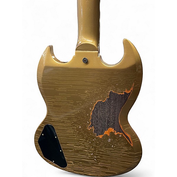 Used Gibson Custom Shop Dealer Select Murphy Lab 61 SG Heavy Aged Gold Solid Body Electric Guitar