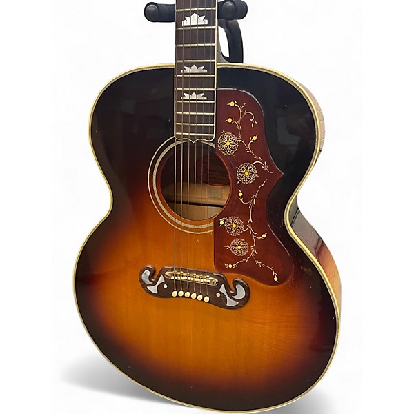Vintage 1965 Gibson J200 3 Color Sunburst Acoustic Guitar