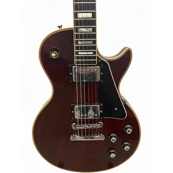 Vintage 1978 Gibson Les Paul Custom Wine Red Solid Body Electric Guitar