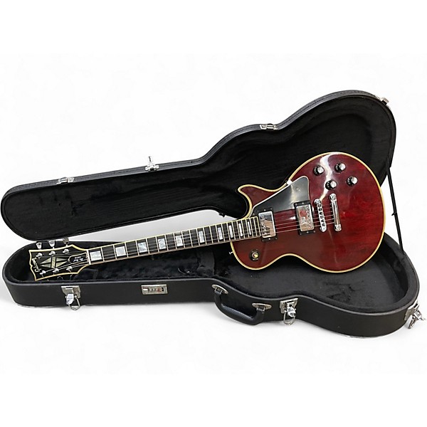 Vintage 1978 Gibson Les Paul Custom Wine Red Solid Body Electric Guitar